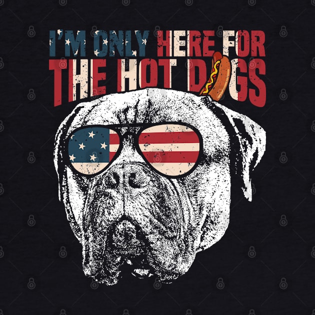 Mastiff Funny 4th of July Shirt by Madfido